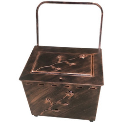 ΞΥΛΟΚΟΥΤΙ ΚΑΡΟΤΣΙ ΚΛΕΙΣΤΟ 63x63x90cm Ξ-524 ΜΠΡΟΝΖΕ