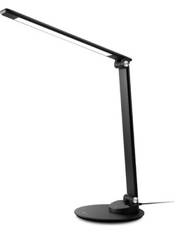 TaoTronics Φωτιστικό Γραφείου LED Desk Lamp 5 Color Modes 5 Brightness Levels USB 5V 1A Touch Control 9W - Μαύρο (TT-DL19)