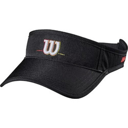 Wilson Volleyball Ανδρικό Καπέλο Visor Υφασμάτινο Μαύρο WTH11120R