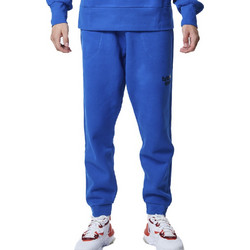 Body Action Ανδρικό Παντελόνι Φόρμας Fleece με Λάστιχο Royal Blue 023436-01