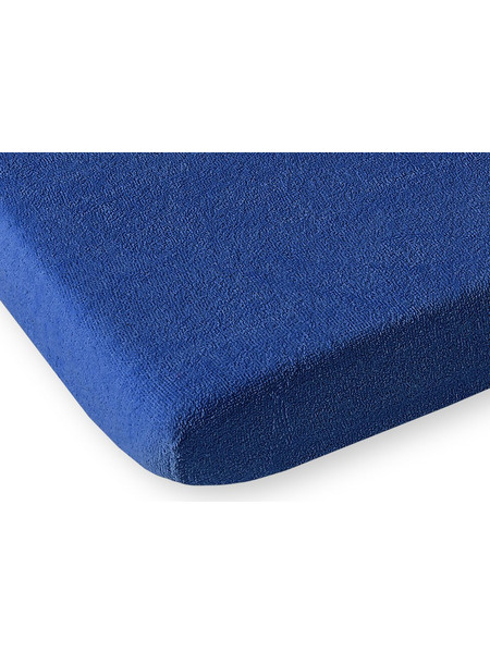 Σεντόνι με Λάστιχο frotte (terry) 80x200cm- dark blue