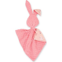 Cuddly rabbit double-sided - ballerinas pink/powder pink
