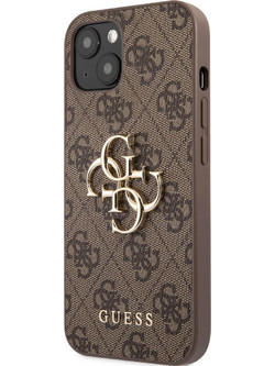 Guess Original PU 4G Metal Logo Θήκη iPhone 13 - Brown