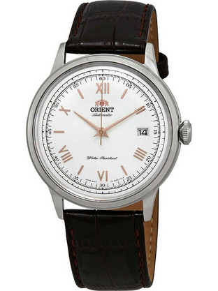 Orient Bambino Ανδρικό Ρολόι Αυτόματο με Καφέ Δερμάτινο Λουράκι FAC00008W0