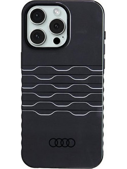 Audi IML MagSafe case for iPhone 15 Pro Max - black