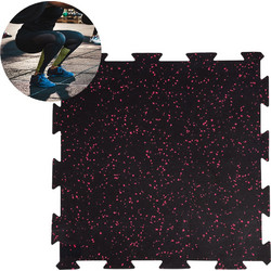 Δάπεδο Καουτσούκ παζλ για βάρη Heavy Duty inSPORTline Pouzeko 50 x 50 x 1 cm 25876