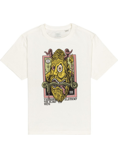ELEMENT X TIMBER YOUTH HORNED T-SHIRT EGRET