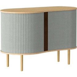 Μπουφές Audacious Horizons S 5600C706-03 100x50x67cm Oak-Light Grey Umage Polyester,Ξύλο