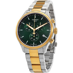 Tissot Ανδρικό Ρολόι Χρονογράφος με Ασημί Χρυσό Μεταλλικό Μπρασελέ T116.617.22.091.00
