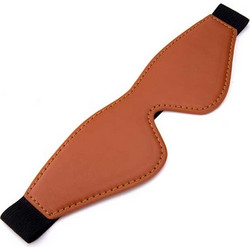 Elite Blaze Blindfold Cognac Vegan Leather Dream Toys