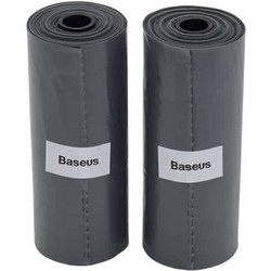 Baseus - (60 τεμάχια) Σακούλες Απορριμμάτων Στυλ Τζέντλεμαν (CRLJD-0G) - για Κάδο Απορριμμάτων, 2 Ρολά - Γκρι