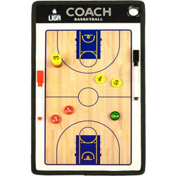 Πίνακας Τακτικής Μπάσκετ 23x38cm Ligasport Basketball Tactic Board