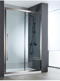 Καμπίνα Ντουσιέρας Devon Noxx Slider 1+1 SLN160C-411 157-159cm Clean Black Brushed PVD