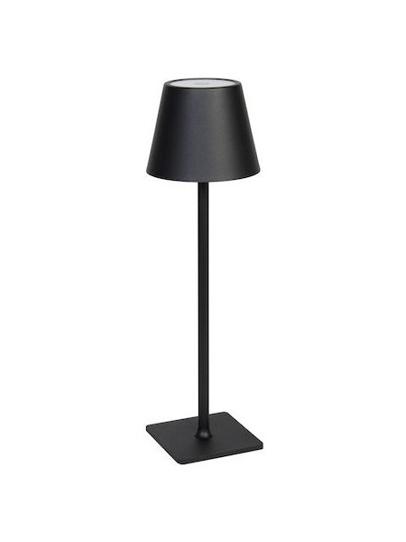 Φωτιστικό πορτατίφ 5W IP20 Επαναφορτιζόμενο Touch Dimmable 3CCT Μαύρο 00318