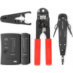 deleyCON Network Tool Set 4 Pieces with Bag