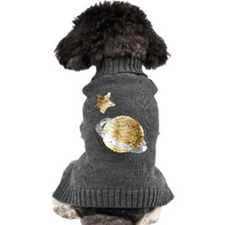 PETCAMELOT PET CAMELOT ΡΟΥΧΟ ΣΚΥΛΟΥ DOG SWEATER GREY WITH PRINTING 30CM 3629-30