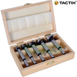 TACTIX 412171 φρεζοτρύπανα ξύλου σειρά 5 τεμαχίων
