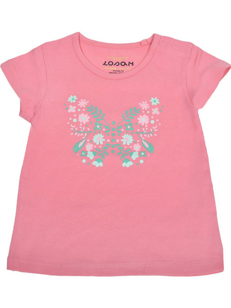 LOSAN ΜΠΛΟΥΖΑ FLOWERS ΦΟΥΞΙΑ 6Μ-36Μ