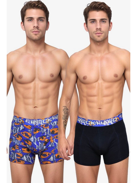 Boxer Ανδρικό Σετ 2Pack 7050 - ΠΟΛΥΧΡΩΜΟ
