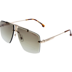 Carrera CA1016/S J5G86 Ανδρικά Γυαλιά Ηλίου Oversized Μεταλλικά Χρυσά με Καφέ Degradee Φακό