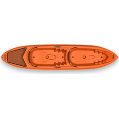 Aquacenter WTSports 365 Πλαστικό Kayak 2 Ατόμων Πορτοκαλί