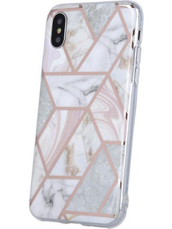 Geometric Marmur Θήκη για Samsung Galaxy A21s Pink