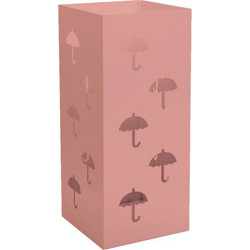 Ομπρελοθήκη Τετράγωνη 25-303 Matt Pink Pam Co (W22 x D22 x H50 cm) 1Τεμ