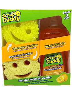 Scrub Daddy Wonder Wash Up Combo (υγρό πιάτων & 2 σφουγγάρια)