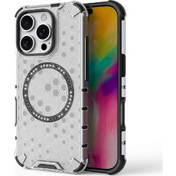 Techsuit Honeycomb Shield MagSafe Θήκη White (iPhone 16 Pro)