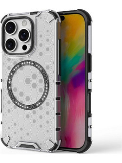 Techsuit Honeycomb Shield MagSafe Θήκη White (iPhone 16 Pro)