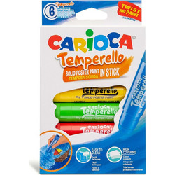 Carioca Temperello Τέμπερα σε Στικ 6τμχ 42739