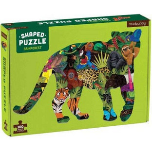 Παιδικό Puzzle Mudpuppy Shaped Puzzle Τροπικό Δάσος 300 Κομμάτια