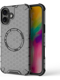 Techsuit Honeycomb Shield MagSafe Θήκη για iPhone 16 Black