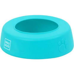 Waudog Μπολ Σκύλου-Γάτας Silicone No Splash Τιρκουάζ 750ml