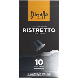 Dimello Κάψουλες Espresso Ristretto Συμβατές με Μηχανή Nespresso 10τμχ