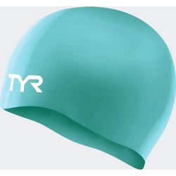 TYR Adult Silicone Wrinkle-Free Swim Cap Σκουφάκι Κολύμβησης σε Τιρκουάζ Χρώμα