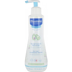 Mustela No-Rinse Βρεφικό Νερό Καθαρισμού Αβοκάντο με Αντλία 300ml