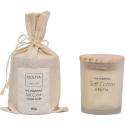 Αρωματικό Κερί Sense 25 Soft Cotton Kentia (160gr) 1Τεμ
