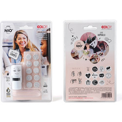Σετ σφραγίδα με 10 διαφορετικά σχέδια ENGLISH CRAFT COLOP Little Nio NIL011