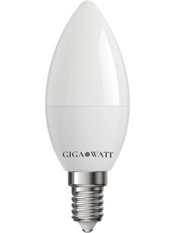 Gigawatt Λάμπα LED C37 / E14 / 9W / 6500K / 920lm