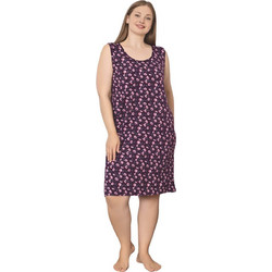 Γυναικείο νυχτικό αμάνικο homewear B5257 - ΠΟΛΥΧΡΩΜΟ