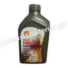 Shell Helix Ultra Pure Plus Συνθετικό Λάδι Αυτοκινήτου 0W-20 1lt