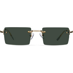 Meller Rufaro Gold/Olive Γυαλιά Ηλίου Τετράγωνα Μεταλλικά Χρυσά με Μαύρο Polarized Φακό