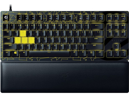 Razer Huntsman V2 TKL ESL Edition Μηχανικό Gaming Πληκτρολόγιο TenKeyLess με Custom Grey Διακόπτες
