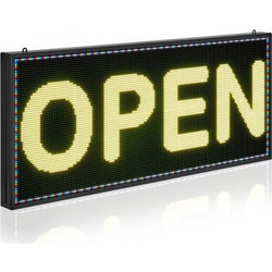 Προγραμματιζόμενη LED Επιγραφή VEVOR 40x18in (101,6x45,7 cm) Ψηφιακή Πινακίδα Κύλισης P6 Πλήρους Χρώματος