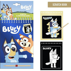 Bluey scratch stationery set