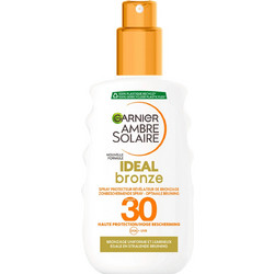 Garnier Ambre Solaire Ideal Bronze Tan Enhancing Protection Spray Μαυρίσματος Σώματος SPF30 200ml