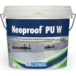 Neotex Neoproof PU W Επαλειφόμενο Πολυουρεθανικό Στεγανωτικό Ταράτσας Λευκό 13kg