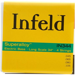 Thomastik-Infeld IN344 Σετ 4 Χορδές Ηλεκτρικού Μπάσου Nickel Plated Steel 45-105"