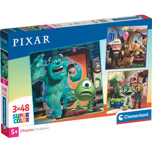 Παιδικό Puzzle Clementoni Super Color Pixar 3x48 Κομμάτια